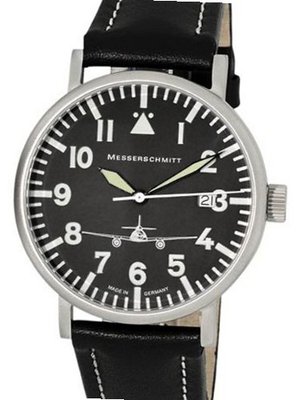 Messerschmitt Aviator with Sand Blasted Case, SuperLuminova ME262-39