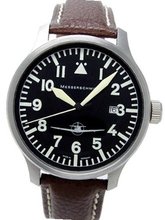 Messerschmitt Fliegeruhr with Aviator Leather Strap ME108-42B