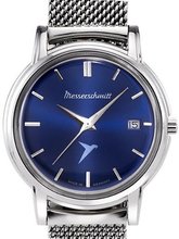 Messerschmitt Radiant Blue Dial Special Edition Quartz Dress KR200-Bmil