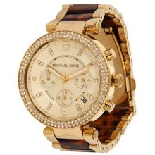 Michael Kors es Parker (Gold and Tortoise)