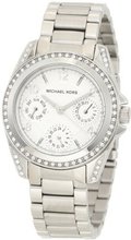 Michael Kors Mini-size Blair Multi-function Glitz , Silver-color Mk5612