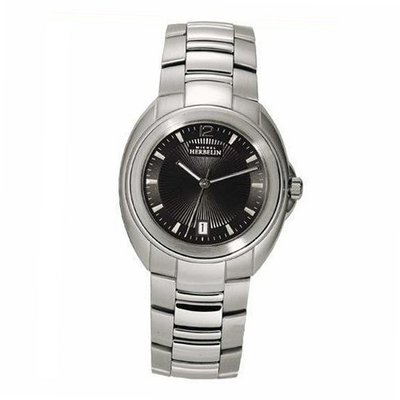 Michel Herbelin 12630/B14 37mm Silver Steel Bracelet & Case Anti-Reflective Sapphire