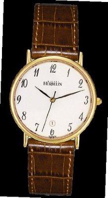 - Michel Herbelin - Made in France - Leather Band - 12443/P28GO