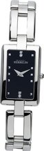 Michel Herbelin Quartz with Black Dial Analogue Display and Silver Stainless Steel Bracelet 17466/B54