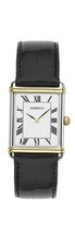 Michel Herbelin Quartz with White Dial Analogue Display and Black Leather Strap 17468/T01