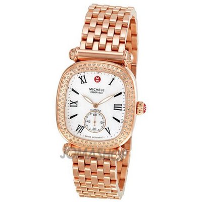 Michele Caber Isle Mother of Pearl Diamond 18 kt Gold-Plated Ladies MWW16C000014