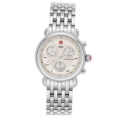 Michele CSX MWW03D000003 Steel Bracelet MOP Dial