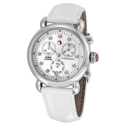 MICHELE MWW03M000122 CSX-36 Analog Display Swiss Quartz White