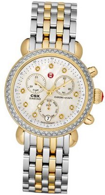 MICHELE MWW03M000158 CSX-36 Analog Display Swiss Quartz Silver