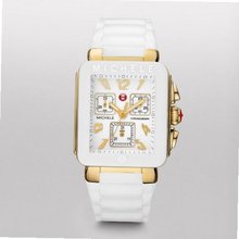 MICHELE MWW06L000013 Park Jelly Bean Analog Display Swiss Quartz White