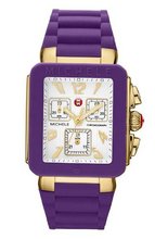 MICHELE MWW06L000020 Park Jelly Bean Analog Display Swiss Quartz Purple