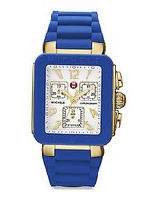 MICHELE MWW06L000022 Park Jelly Bean Analog Display Swiss Quartz Blue