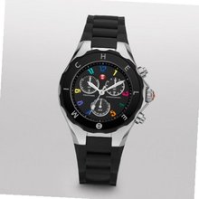 MICHELE MWW12F000014 Tahitian Jelly Bean Analog Display Analog Quartz Black
