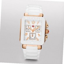 Michele Park Jelly Bean, Rose Gold Tone White Mww06l000014
