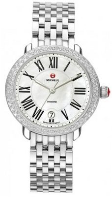 Michele Serein Mother of Pearl Dial Stainless Steel Ladies MWW21B000001