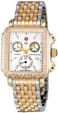 Michele Signature Deco Diamond Tri-Tone, Diamond Dial Mww06p000077