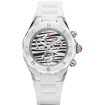 MICHELE 'Tahitian' Animal Print Silicone Strap