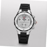 MICHELE Tahitian Jelly Bean Large Black Stainless Steel Dial