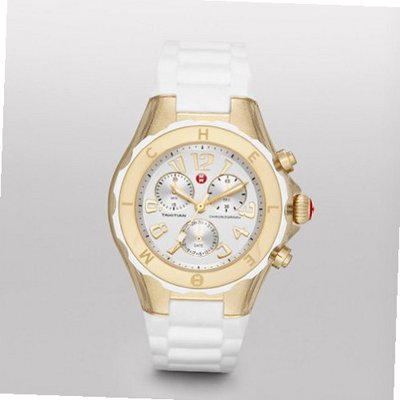 Michele Tahitian Jelly Bean White, Gold Glitter Mww12f000077