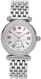 Michele Woman's MWW16A000001 Caber Diamond Steel Bracelet