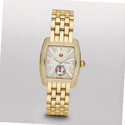 uMichele MICHELE MWW02A000564 Urban Mini Analog Display Swiss Quartz Gold 
