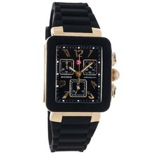 uMichele MICHELE MWW06L000015 Park Jelly Bean Analog Display Swiss Quartz Black 