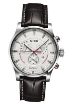 Mido M0054171603110 Multifort M005.417.16.031.10 Silver Dial Steel Case Quartz Movement