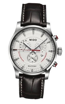Mido M0054171603110 Multifort M005.417.16.031.10 Silver Dial Steel Case Quartz Movement