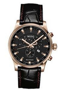 Mido M0054173605120 Multifort M005.417.36.051.20 Black Dial Steel Case Quartz Movement