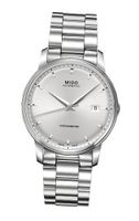 Mido M0104081103100 Baroncelli Iii M010.408.11.031.00 Silver Dial Stainless Steel Case Automatic Movement