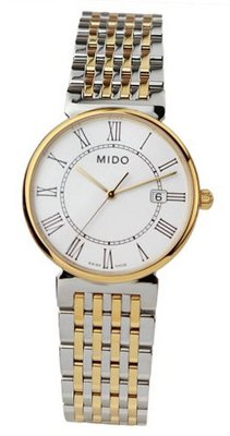 Mido M11309261 Dorada Ladies M1130.9.26.1 White Dial Stainless Steel Case Quartz Movement