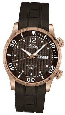 Mido Multifort Multifort Two Crowns brown