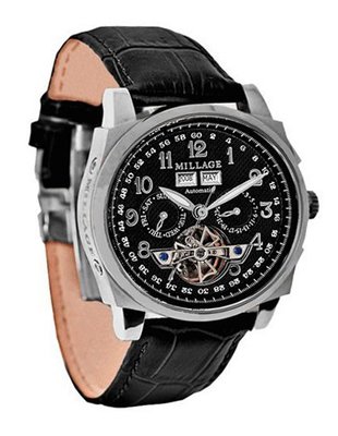 Millage Tourbillion Black on Silver