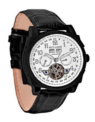 Millage Tourbillion Collection IP Black On White On Black