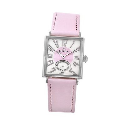 Milus AURQ003 Aurigios Pink Leather Pink Dial