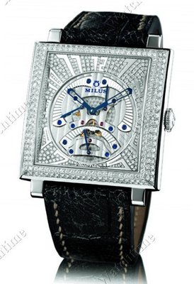 Milus Herios Herios TriRetrograde seconds Skeleton Diamonds