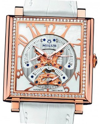 Milus Herios Herios TriRetrograde Seconds Skeleton Joaillerie