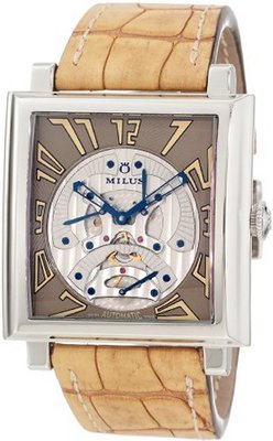 Milus HERT003 Stainless Steel with Brown Dial