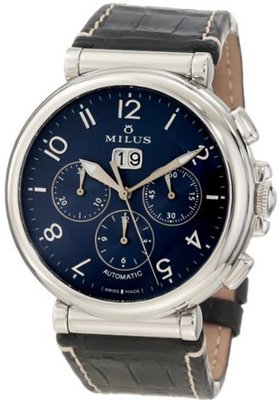 Milus ZETC010F Stainless Steel with Blue Dial