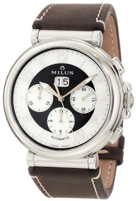 Milus ZETC012F Stainless Steel with Black Dial