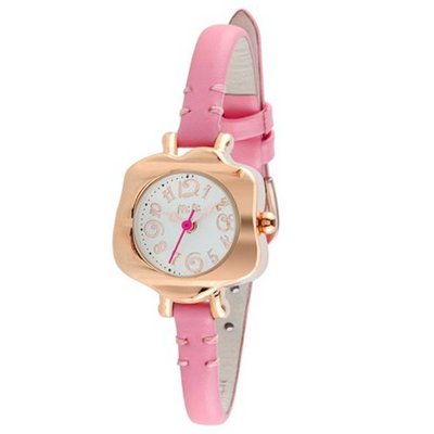 Mini Students waterproof leather fashion es / polymer clay Pink