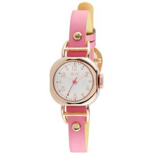 uMINI Mini Students waterproof leather fashion / bracelet color Pink 