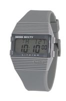 Miss Sixty Ladies Sic005 In Collection Pyramidal with Digital Display and Grey Strap