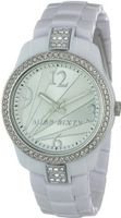 Miss Sixty Ladies Sra007 In Collection Jungle, 3 H and S, Silver Dial and Write Strap