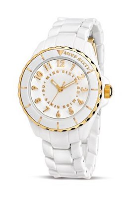 Miss Sixty Quartz Glitter SHU001 with Plastic Strap