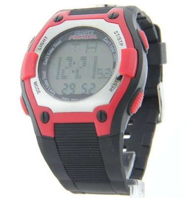 Cage Fighter Rubberized Band Digital Cf332005bsrd
