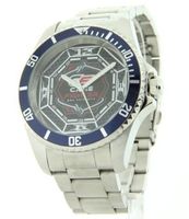 Cage Fighter Silver Stainless Steel Rotating Bezel Cf332013ssbl
