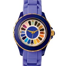 Fashion for  Link Bracelet Purple with Quartz Movement Adjustable Band