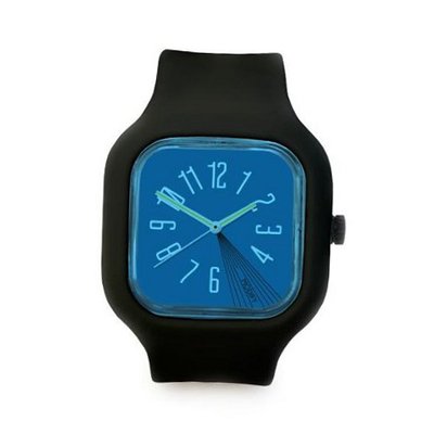 Modify es Unisex MW0008 Mini Black Strap Blue Face