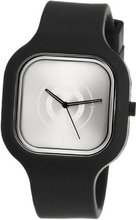 Modify es Unisex MW0011 Black Strap Silver Face